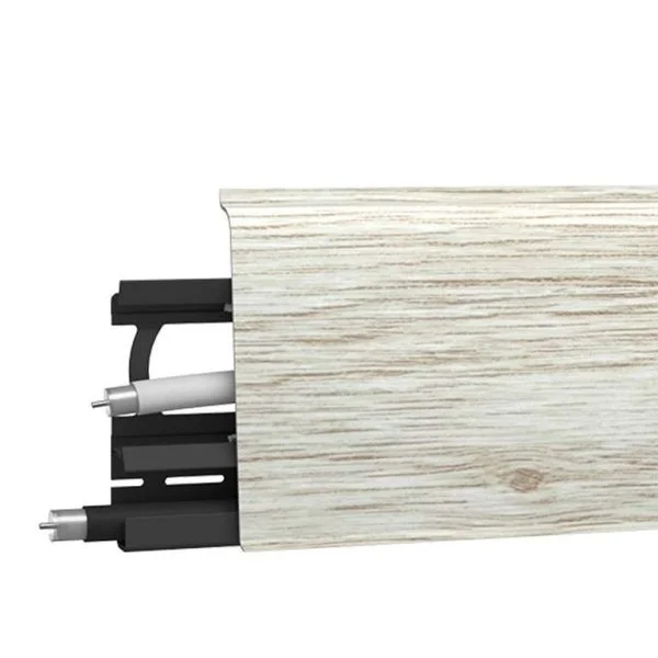 Плинтус пластиковый Arbiton INDO70 135 Дуб Платиновый 2,5 м в Санкт-Петербурге