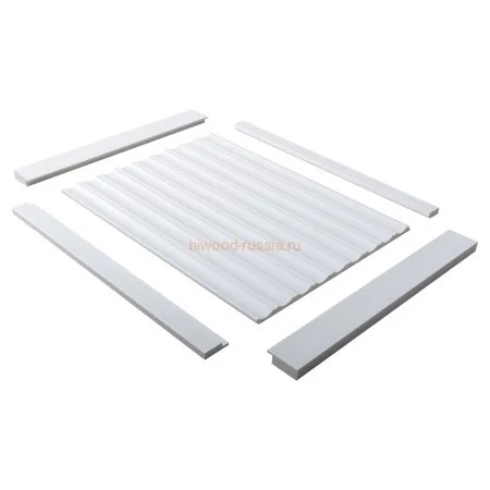 Финишный молдинг LF124B NP левый белый (31х12х2700мм) в Санкт-Петербурге