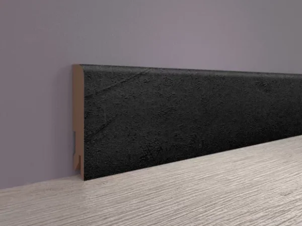 Плинтус MDF Bonkeel 24034 Чёрный Лофт (80х16х2400 мм) в Санкт-Петербурге
