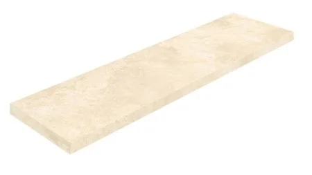 Керамогранит Coliseum Аурелия Уайт Ступень угловая левая (Натуральный, 33х120) в Санкт-Петербурге