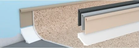 Коннелюрный плинтус Bonkeel Нижняя белая часть (22х22х2200мм) в Санкт-Петербурге