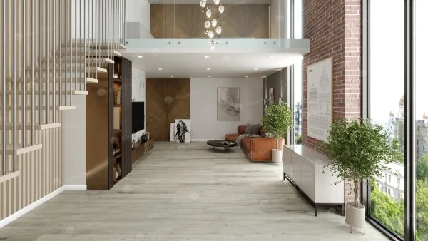 Кварц-виниловая плитка Alpine Floor Premium XL Дуб Серебряный ЕСО 7-22, 8 мм. 43 класс в Санкт-Петербурге