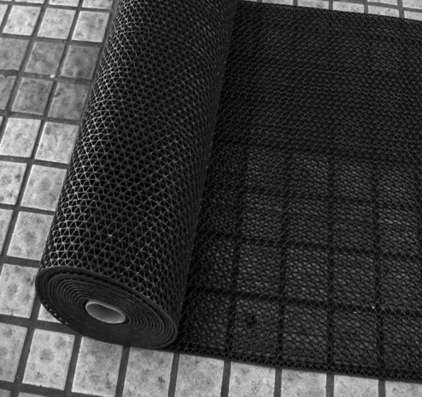 Грязезащитное рулонное покрытие ЗигЗаг Черный 5 мм (0,9 м) Китай в Санкт-Петербурге