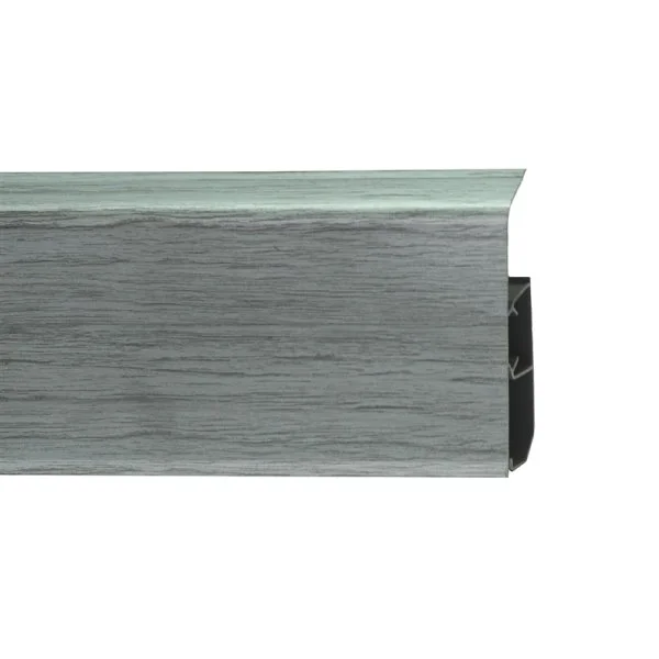 Пластиковый плинтус Royce №333 Серебристый Жемчуг (80х24х2200мм) в Санкт-Петербурге