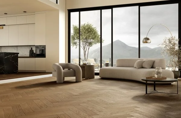 Паркетная доска Quartz Parquet Английская Ёлка Дуб Рустикальный 33-410 в Санкт-Петербурге