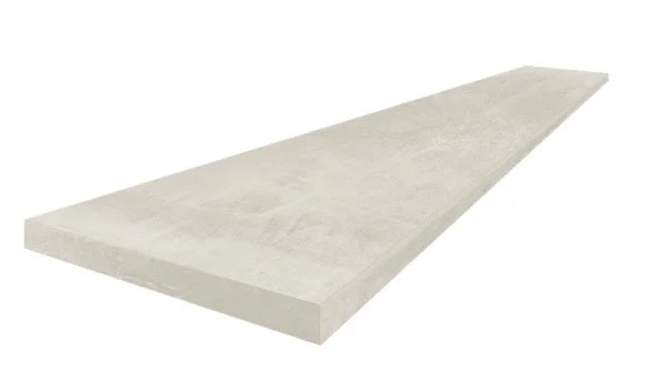 Керамогранит Coliseum Экспо Уайт Ступень угловая левая (Натуральный, 33х60) в Санкт-Петербурге