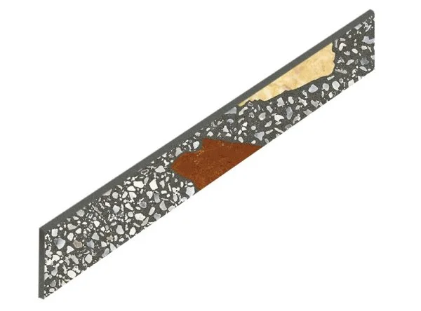 Керамогранит Coliseum Палладио Блэк Плинтус (Натуральный, 7,2х60) в Санкт-Петербурге