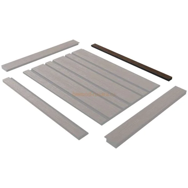 Финишный молдинг LF124B BR396K левый декорированный (31х12х2700мм) в Санкт-Петербурге