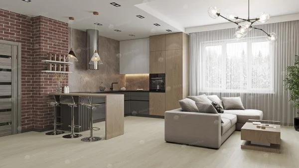 Каменно-полимерная плитка Alpine Floor Solo Plus Ленто ЕСО 14-501, 4 мм, 43 класс в Санкт-Петербурге