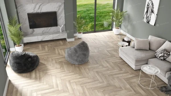 Кварц-виниловая плитка Alpine Floor Parquet Дуб Натуральный Отбеленный ЕСО 16-5 2.5 мм. 43 класс в Санкт-Петербурге
