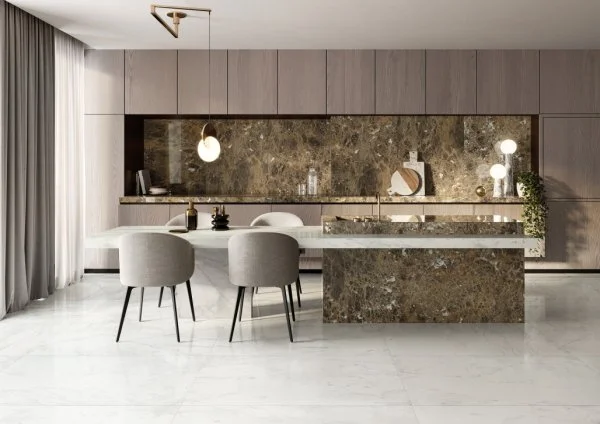 Керамогранит Italon Шарм Делюкс Бьянко Микеланджело 60х120 (Паттинированная и реттифицированная) в Санкт-Петербурге