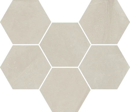 Керамогранит Italon Континуум Пьюр Мозаика Гексагон (Натуральная 25х29) в Санкт-Петербурге