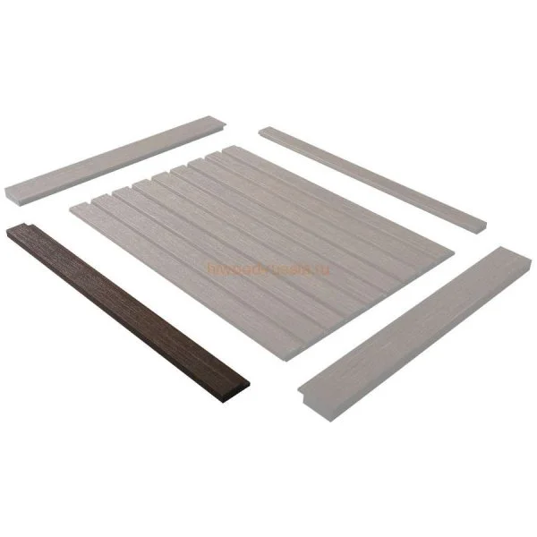 Финишный молдинг LF124A BR396 правый декорированный (42х12х2700мм) в Санкт-Петербурге