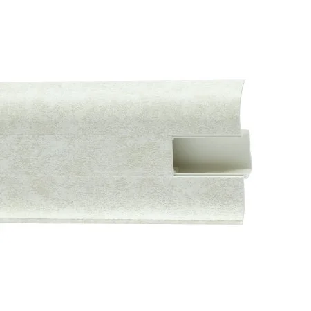 Пластиковый плинтус Royce №860 Белый Кварц (58х22х2200мм) в Санкт-Петербурге