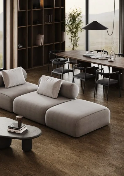 Паркетная доска Quartz Parquet Штучный паркет Дуб Брауни 44-413 в Санкт-Петербурге