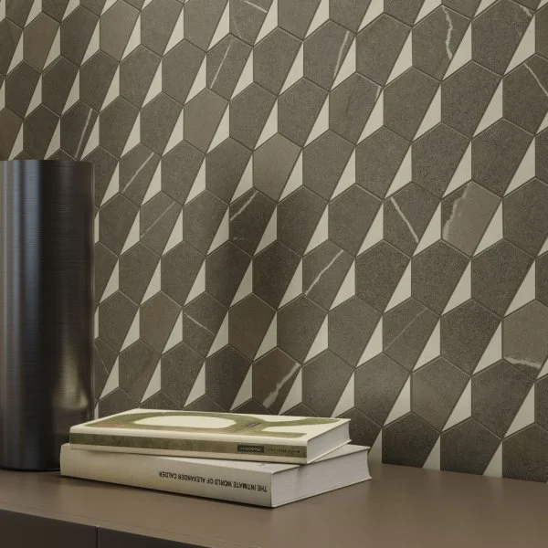 Керамогранит Italon Метрополис Мозаика Гексакон Ворм 25.4x31 (Натуральная) в Санкт-Петербурге