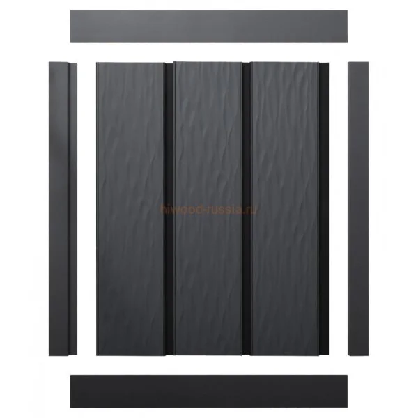 Финишный молдинг LF124A GR15K правый декорированный (42х12х2700мм) в Санкт-Петербурге