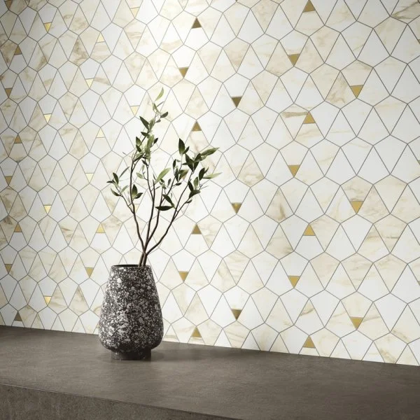 Керамогранит Italon Этернум Каррара Мозаика Вертекс 25.8х30 (Натуральная) в Санкт-Петербурге