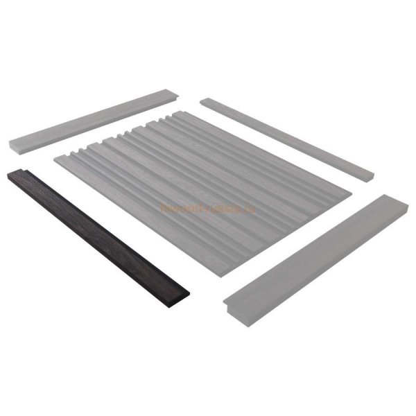 Финишный молдинг LF124A BR395K правый декорированный (42х12х2700мм) в #REGION_NAME_DECLINE_PP#